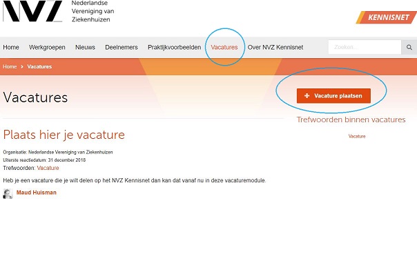 Vacature module